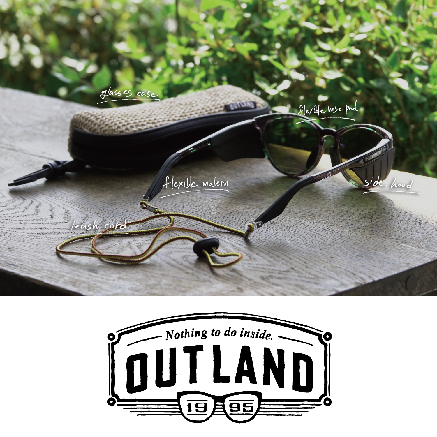 OUTLAND OL-102 MBK サングラス 使用イメージ